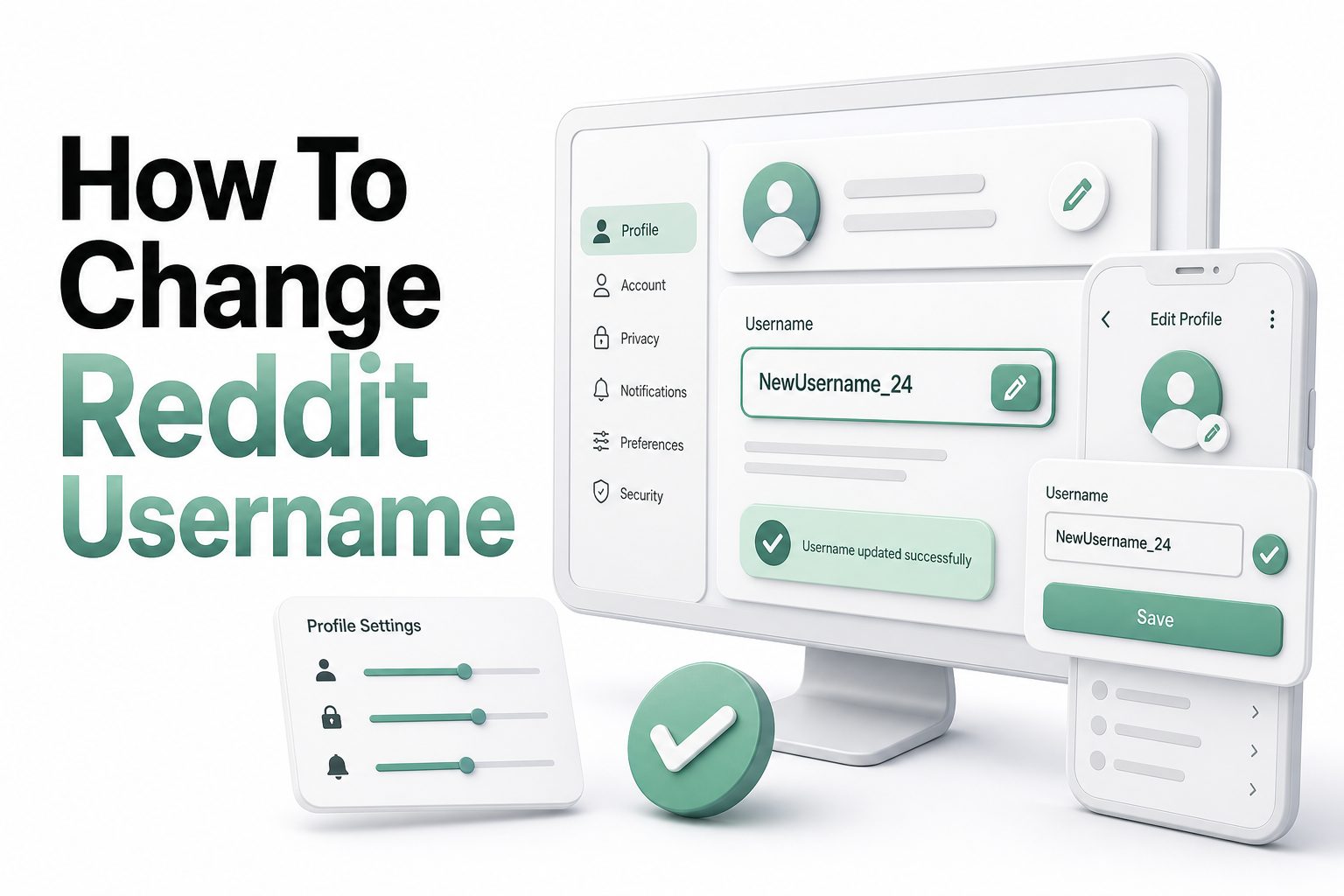 how-to-change-reddit-username-e1071 Reddit profile settings on a laptop screen